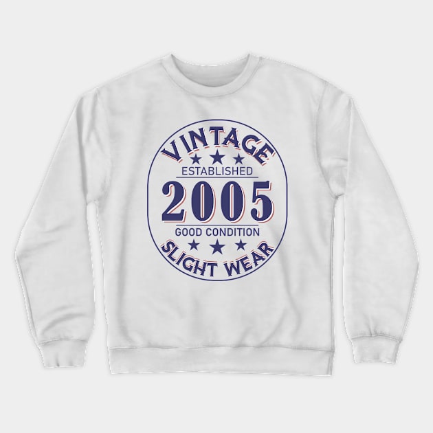 Established 2005 Good Condition Slight Wear Crewneck Sweatshirt by Stacy Peters Art